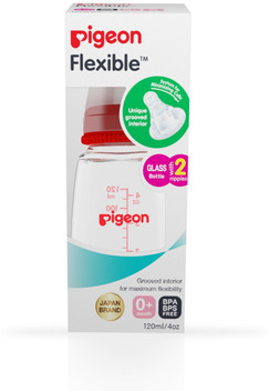 pigeon glass feeding bottle 120ml