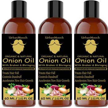 Urbanmooch Premium Herbal Onion Hair Oil Blend Of 14 Natural