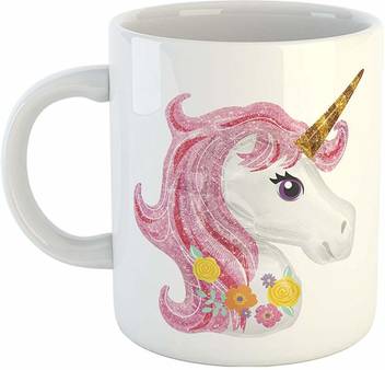 Ikraft Beautiful Unicorn Head Printed Coffeemug Tea Cup Best