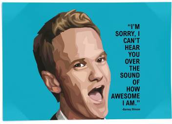 Barney Stinson Motivational Wall Posters Paper Print Personalities Posters In India Buy Art Film Design Movie Music Nature And Educational Paintings Wallpapers At Flipkart Com