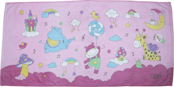 baby cartoon bath towel