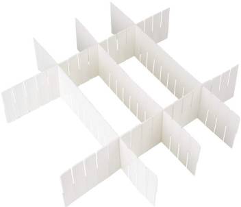 Hokipo Shelf Drawer Dividers For Wardrobe 5 Interlocking Strips
