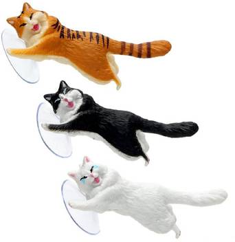 Cubern 3 Pack Different Cats Smart Phone Sucker Holder Cute Cat