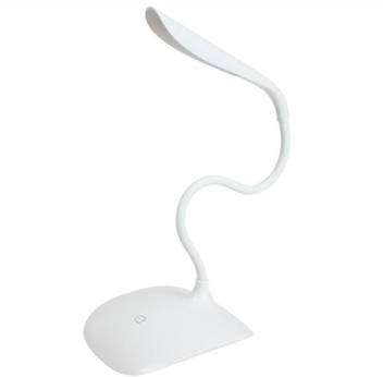 Ewell Led Touch On Off Switch Desk Lamp Student Study Reading Dimmer Rechargeable Table Lamps White