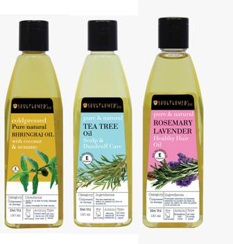 Soulflower Bhringraj Tea Tree Anti Dandruff Rosemary Lavender