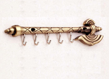 Arredamento 4 X 8 Gold Brass Indian Girl Decorative Wall Hangers