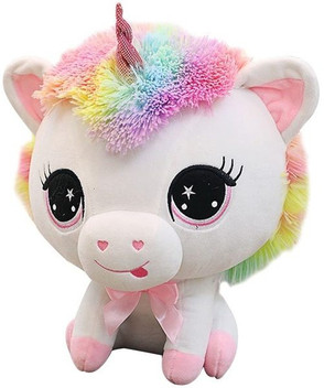 pink unicorn soft toy