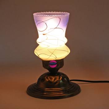 Afast New Stylish Designer Decorative Metal Table Lamp With Hand Decorative Colorful Glass Shade For Magical Lighting Effect St045 Table Lamp Price In India Buy Afast New Stylish Designer Decorative Metal Table