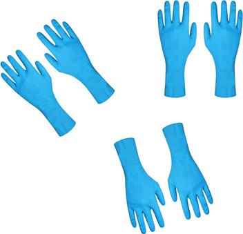 how to wash rubber gloves