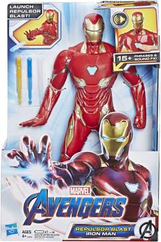Marvel Avengers Endgame Repulsor Blast Iron Man 13 Inch Scale Figure Featuring 20 Sounds And Phrases Avengers Endgame Repulsor Blast Iron Man 13 Inch Scale Figure Featuring 20 Sounds And Phrases Buy Iron Man
