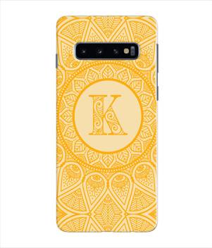 Etechnic Back Cover For Samsung Galaxy S10 Plus Alphabet K Etechnic Flipkart Com