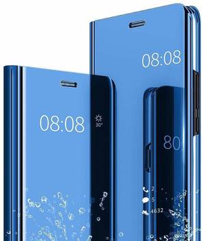A3sprime Flip Cover For Clear View Stand Mirror Flip Cover For Huawei P10 Lite Blue A3sprime Flipkart Com
