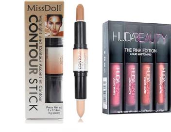 Miss Doll Highlighter And Contour Stick Concealer1 Huda Beauty Liquid Matte Rededition Price In India Buy Miss Doll Highlighter And Contour Stick Concealer1 Huda Beauty Liquid Matte Rededition Online At Flipkart Com