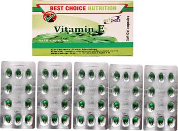 Best Choice Nutrition Vitamin E Capsules 400 Mg Natural Source Price In India Buy Best Choice Nutrition Vitamin E Capsules 400 Mg Natural Source Online At Flipkart Com
