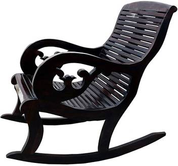 Allie Wood Sheesham Wood Solid Wood 1 Seater Rocking Chairs Price