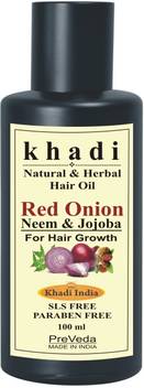 Preveda Khadi Red Onion Neem Jojoba Oil With Natural Best Oils