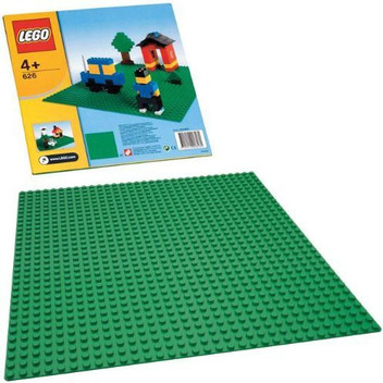 10 x 10 Set of 4 LEGO Green Baseplate 626