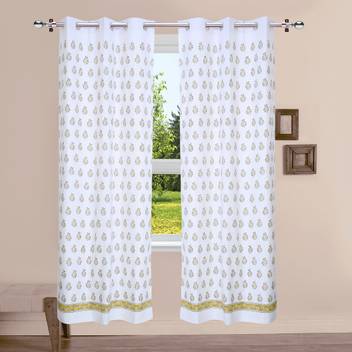 Linenwalas 243 84 Cm 8 Ft Cotton Window Door Curtain Pack Of 2 Buy Linenwalas 243 84 Cm 8 Ft Cotton Window Door Curtain Pack Of 2 Online At Best Price In India Flipkart Com Grey damask velvet box pleat curtains on grey painted timber rods over arched windows.
