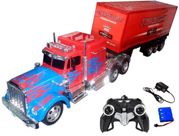 optimus prime remote control truck