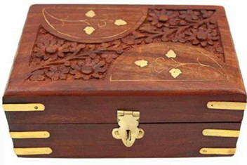 brown wooden box