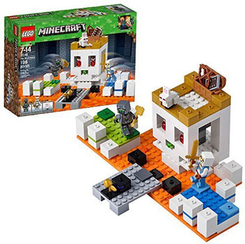 198 Piece LEGO Minecraft Set The Skull Arena 21145 Building Blocks Kit Toys