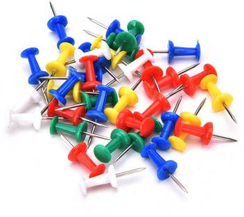 Flipkart Com Big India Mart Push Pin Or Notice Board Pins Or Drawing Pins Bulletin Board Steel Tip Pins
