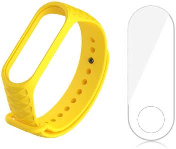 Khr Screen Guard For Combo Replacement Strap With Screen Protector For Xiaomi Mi Band 3 Free Kit Khr Flipkart Com