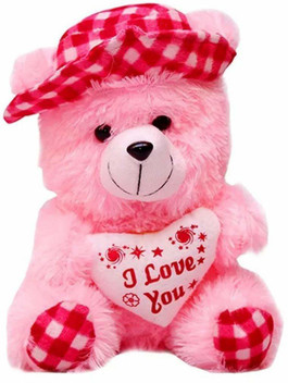 pink love teddy bear