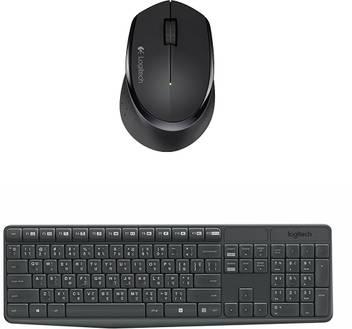Logitech Multimedia Keyboard English Mk235 Black Wireless Mouse M275 Black Combo Set Price In India Buy Logitech Multimedia Keyboard English Mk235 Black Wireless Mouse M275 Black Combo Set Online At Flipkart Com