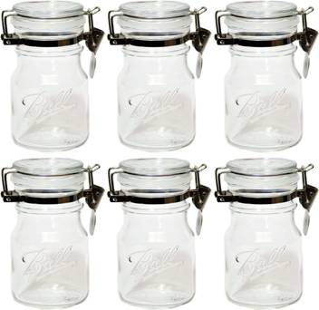 Ball Kitchen Storage Glass Mason Jar Containers Made In Usa Wire