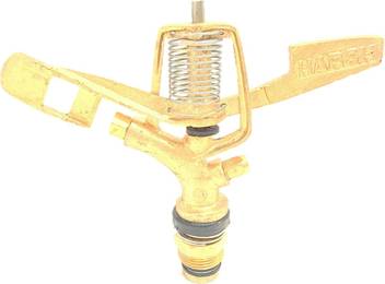 Wolf Garten Impulse Brass Sprinkler With 4 Wheel Stand 1 L Hose