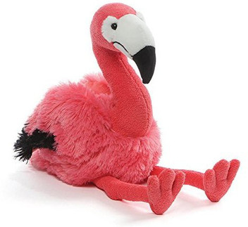 stuffed flamingos
