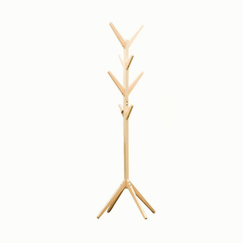 dark wood coat rack