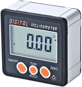 360° Magnetic Digital Inclinometer Level Box Angle Finder Protractor Black