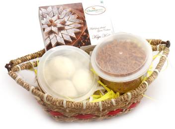 Ghasitaram Gifts Jute Boat Basket Of Kaju Katli Rasgulla And Soya Sev Combo Price In India Buy Ghasitaram Gifts Jute Boat Basket Of Kaju Katli Rasgulla And Soya Sev Combo Online Check out the video for the quality of rossogullas provided by ghasitaram. flipkart