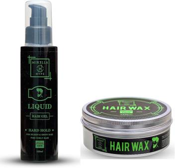 Mirella Hype Green Hair Gel And Wax Ultimate Care Combo Pack For