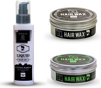 Mirella Hype White Hair Gel And Wax Mix Ultimate Care Combo Pack