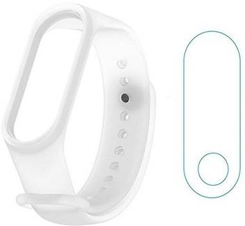Khr Screen Guard For Mi Band 3 Screen Guard Band Straps Scratch Proof Screen Protector Soft Silicon Straps Khr Flipkart Com