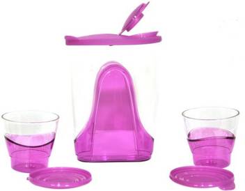 Tupperware Eleganzia Tumbler And Pitcher Purple Color Jug Glass Set Price In India Buy Tupperware Eleganzia Tumbler And Pitcher Purple Color Jug Glass Set Online At Flipkart Com