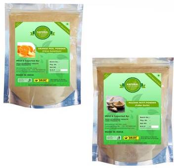 Fedele Herbal Multani Mitti Face Pack Orange Peel Mask Skin Care