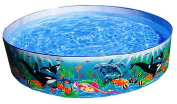 b and q inflatable pool