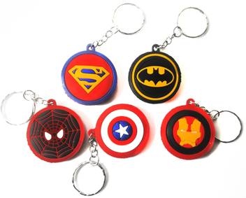 Imodish Marvel Avengers Infinity War Set Of 5 Superman Batman Spiderman Captain America Iron Man Logo Rubber Keyring Key Chain Price In India Buy Imodish Marvel Avengers Infinity War Set Of