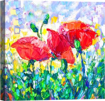 Saf Real Canvas Cloth Canvas 11 8 Inch X 11 8 Inch Painting Price