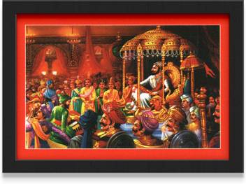 Vidhi Arts Chhatrapati Shivaji Maharaj Rajabhishek Wall Poster With Frame Va1061 Paper Print Religious Posters In India Buy Art Film Design Movie Music Nature And Educational Paintings Wallpapers At Flipkart Com Chhatrapati shivaji maharaj realistic composition. vidhi arts chhatrapati shivaji maharaj