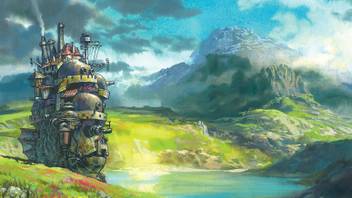 Movie Howl S Moving Castle Watercolor Beautiful Mechanical