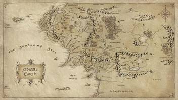 map of middle earth poster Wall Poster Middle Earth The Lord Of The Rings Map Paper Poster map of middle earth poster