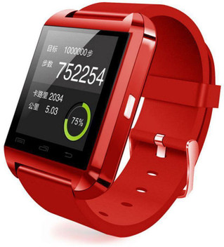 u8 smartwatch red