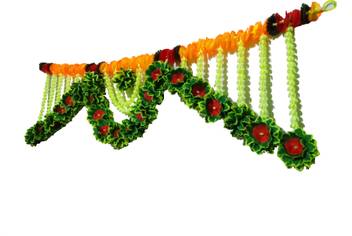 Afarza Home Decor Artificial Flower Garland Toran For Door