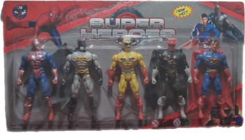 spiderman batman superman toys