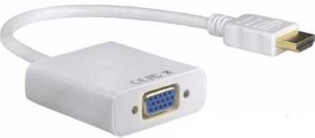 Tech X Hdmi To Vga Converter Adapter Cable Hdmi Male To Vga Female Black 0 01 M Hdmi Cable Tech X Flipkart Com